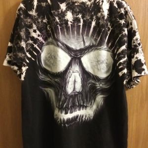 Skull Shirts Black XL by David Carey
